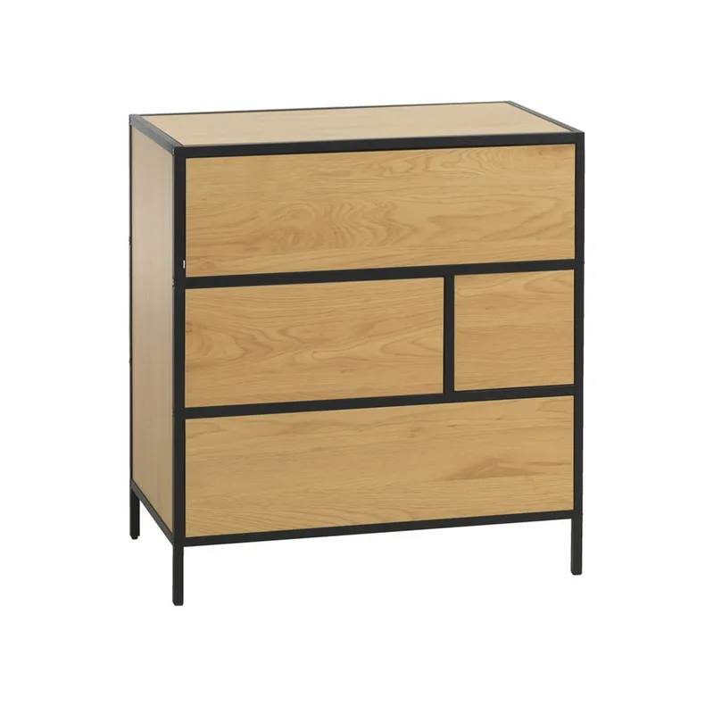 Sideboard Hedvig ask/svart 70x40x74,5 cm, undefined