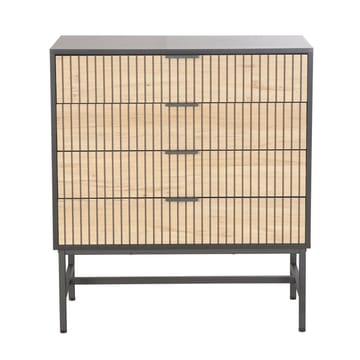 Sideboard Helve Melamin 80x40x89,5 cm - svart / ljust trä - Förvaring - Förvaringsmöbler - Sideboard & skänk