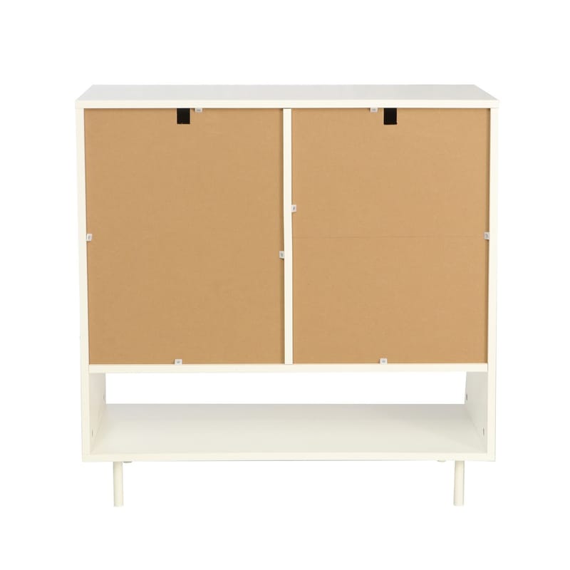 Sideboard Herta 80x40x80 cm - vit/ljust trä - Förvaring - Förvaringsmöbler - Sideboard & skänk