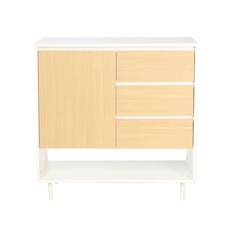 Sideboard Herta 80x40x80 cm - vit/ljust trä - Förvaring - Förvaringsmöbler - Sideboard & skänk