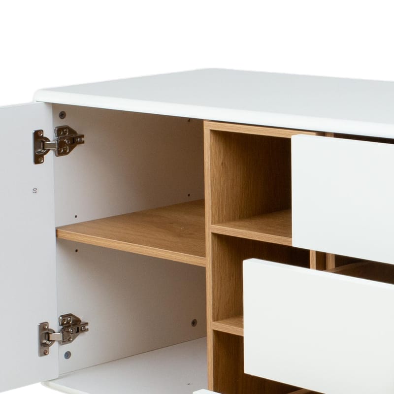 Sideboard Iris 140x40x55 cm - Vit - Förvaring - Förvaringsmöbler - Sideboard & skänk