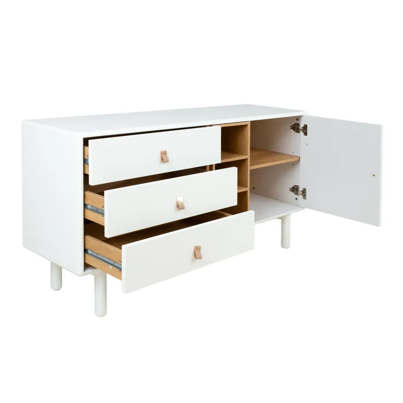 Sideboard Iris 140x40x75 cm - Vit - Förvaring - Förvaringsmöbler - Sideboard & skänk