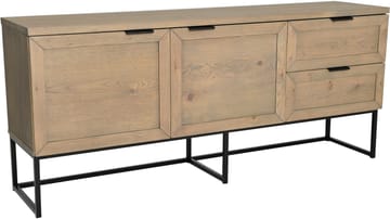 Sideboard Lindor - Oljad grå ekfaner - Förvaring - Förvaringsmöbler - Sideboard & skänk