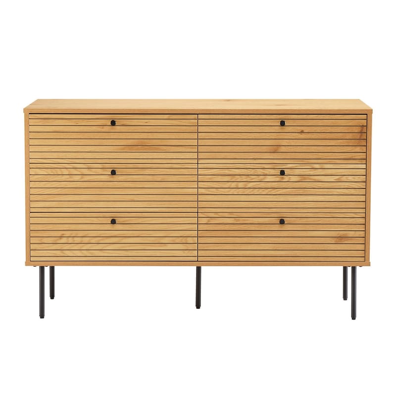 Sideboard Line melamin med ekbark 120x40x75 cm - Brun - Förvaring - Förvaringsmöbler - Byrå