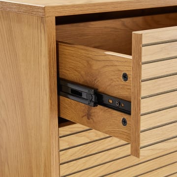 Sideboard Line melamin med ekbark 120x40x75 cm - Brun - Förvaring - Förvaringsmöbler - Byrå