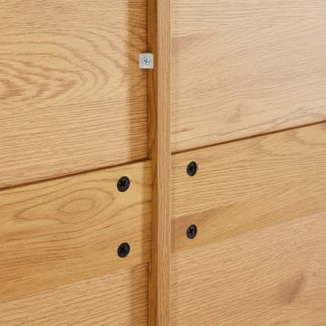 Sideboard Line melamin med ekbark 120x40x75 cm - Brun - Förvaring - Förvaringsmöbler - Byrå
