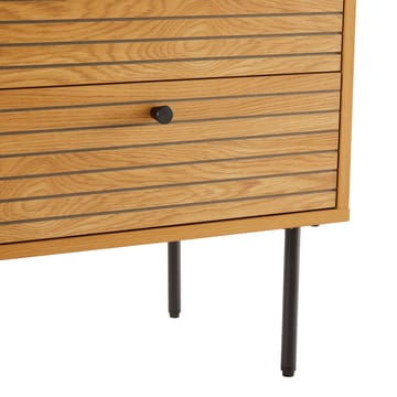 Sideboard Line melamin med ekbark 150x40x74 cm - Brun - Förvaring - Förvaringsmöbler - Sideboard & skänk