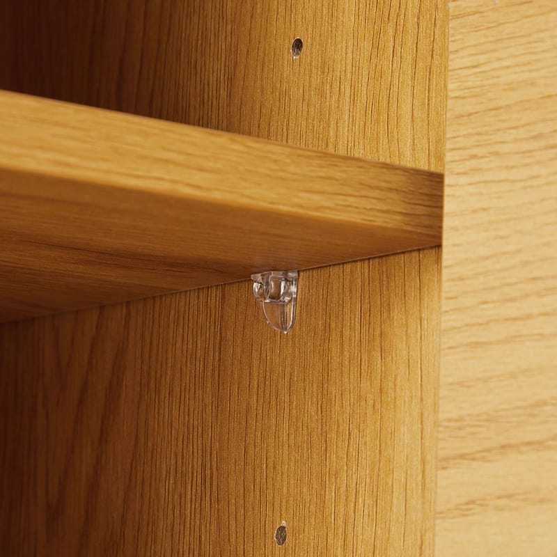 Sideboard Line melamin med ekbark 150x40x74 cm - Brun - Förvaring - Förvaringsmöbler - Sideboard & skänk