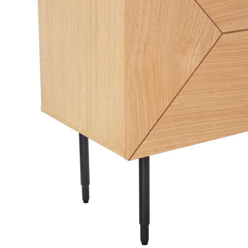 Sideboard Nate ek 106x40x76 cm - Beige - Förvaring - Förvaringsmöbler - Sideboard & skänk