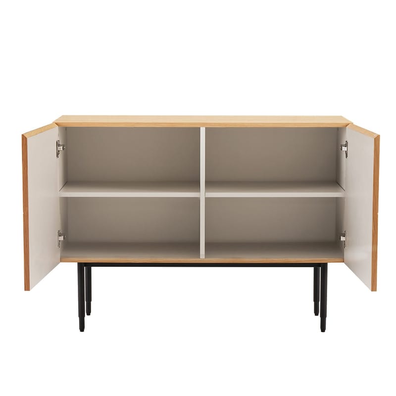 Sideboard Nate ek 106x40x76 cm - Beige - Förvaring - Förvaringsmöbler - Sideboard & skänk