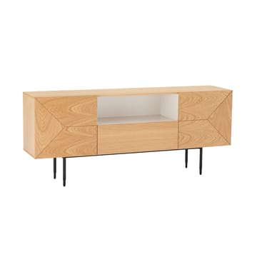 Sideboard Nate ek 180x40x76 cm - Beige - Förvaring - Förvaringsmöbler - Sideboard & skänk