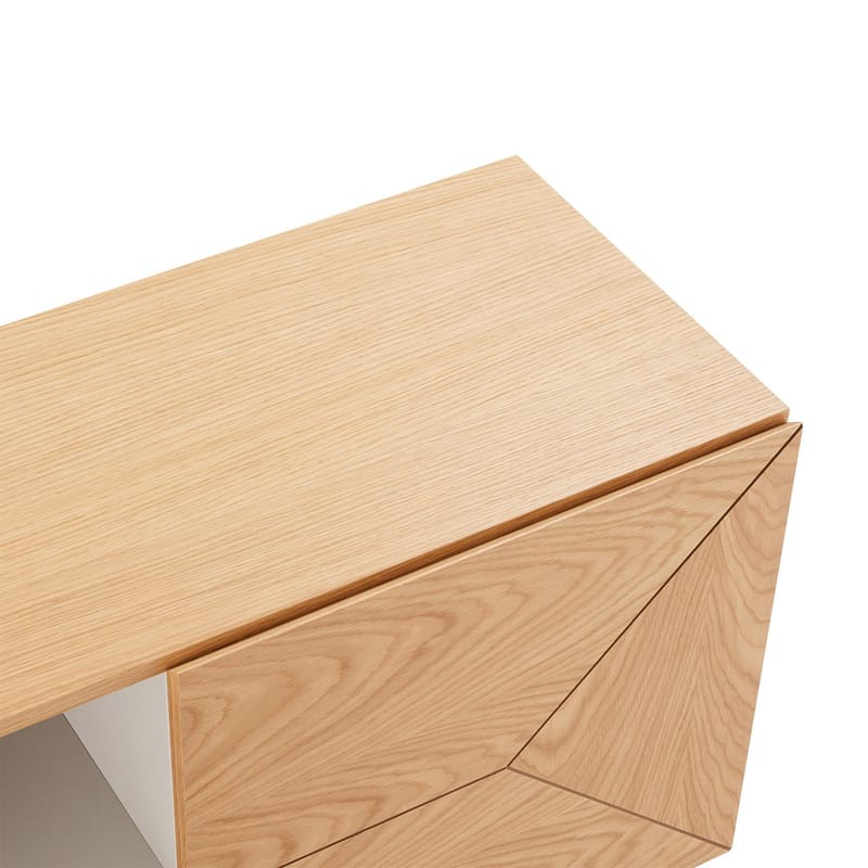 Sideboard Nate ek 180x40x76 cm - Beige - Förvaring - Förvaringsmöbler - Sideboard & skänk