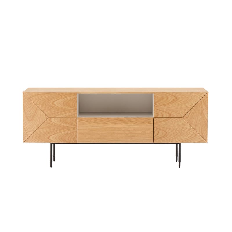 Sideboard Nate ek 180x40x76 cm - Beige - Förvaring - Förvaringsmöbler - Sideboard & skänk