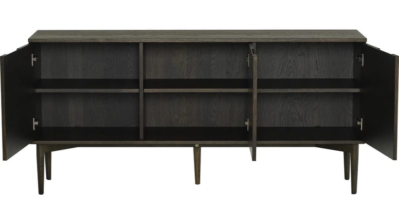 Sideboard Nordal 3 Dörrar - Brunlackad ek med vitpigmentering - Förvaring - Förvaringsmöbler - Sideboard & skänk