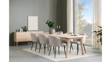 Sideboard Nordal 3 Dörrar - Brunlackad ekfaner - Förvaring - Förvaringsmöbler - Sideboard & skänk
