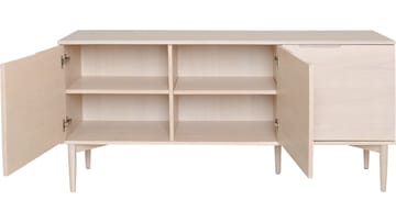 Sideboard Nordal 3 Dörrar - Brunlackad ekfaner - Förvaring - Förvaringsmöbler - Sideboard & skänk