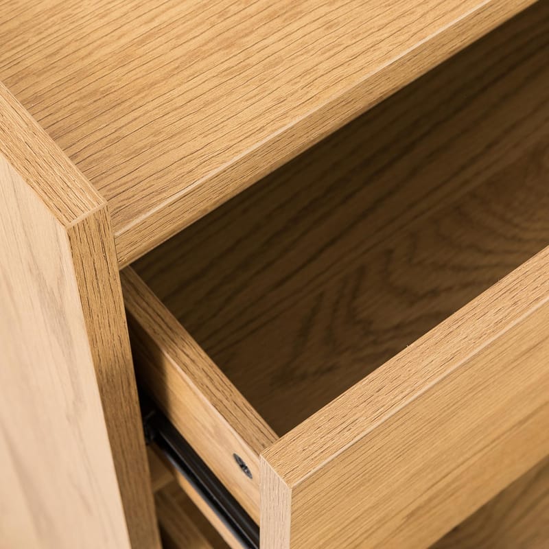 Sideboard Sacha melamin med ekbark 120x40x80 cm - ekbark - Förvaring - Förvaringsmöbler - Sideboard & skänk