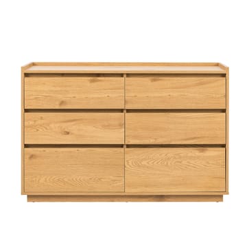 Sideboard Sacha melamin med ekbark 120x40x80 cm - ekbark - Förvaring - Förvaringsmöbler - Sideboard & skänk