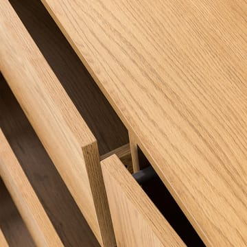 Sideboard Sacha melamin med ekbark 160x40x74 cm - Brun - Förvaring - Förvaringsmöbler - Sideboard & skänk