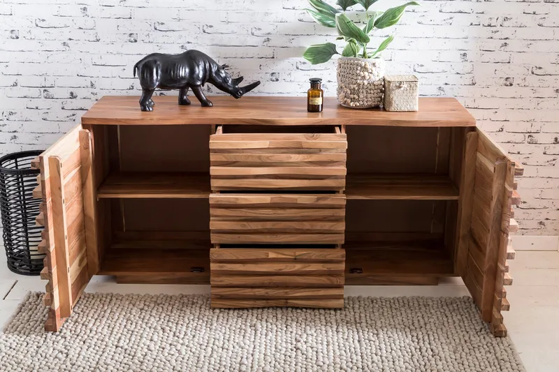 Aggrey Skänk i Trä - Brun - Förvaring - Förvaringsmöbler - Sideboard & skänk
