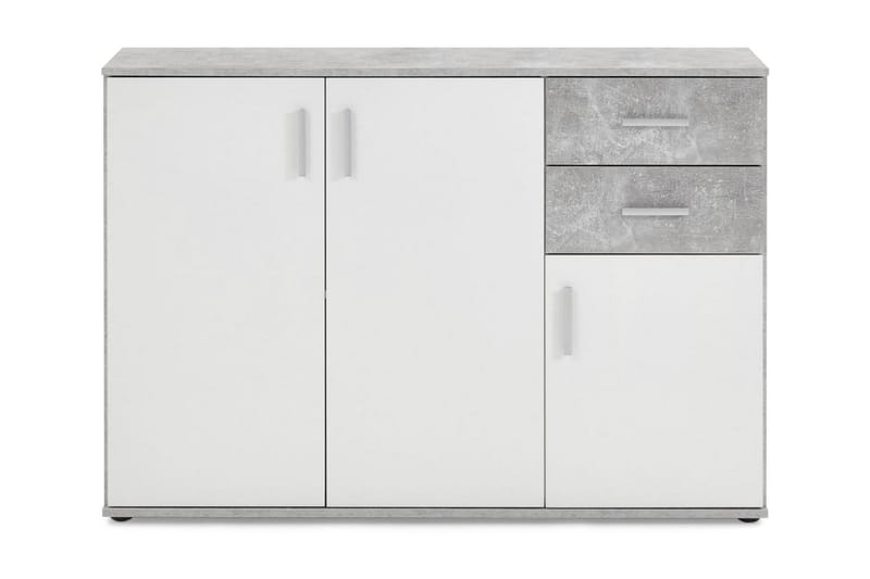 Albi Skänk 121 cm - Grå/Vit - Förvaring - Förvaringsmöbler - Sideboard & skänk