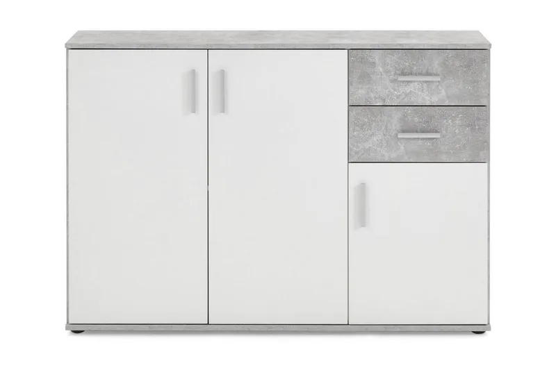 Albi Skänk 121 cm - Grå/Vit - Förvaring - Förvaringsmöbler - Sideboard & skänk
