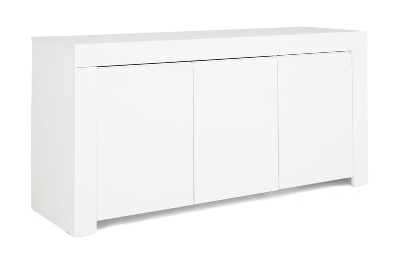 Amalfi Sideboard 162 cm 3 Dörrar - Vit Högglans - Sideboard & skänk