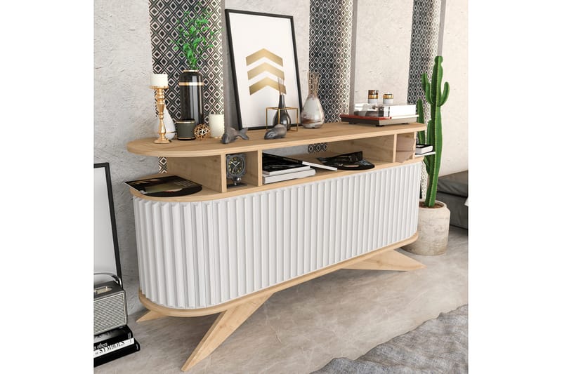 Andifli Sideboard 43x75x150 cm - Ek - Sideboard & skänk