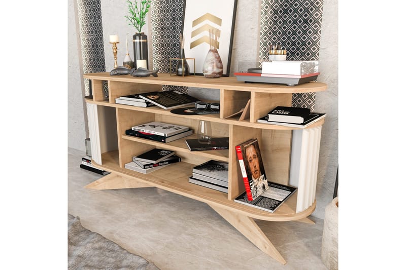 Andifli Sideboard 43x75x150 cm - Ek - Förvaring - Förvaringsmöbler - Sideboard & skänk