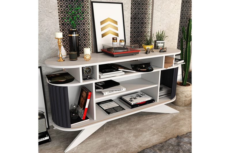 Andifli Sideboard 43x75x150 cm - Vit - Förvaring - Förvaringsmöbler - Sideboard & skänk