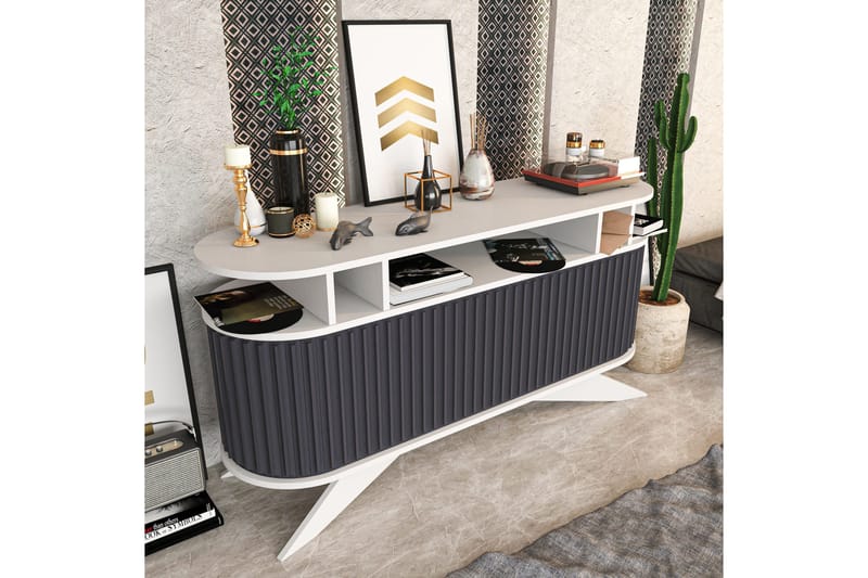 Andifli Sideboard 43x75x150 cm - Vit - Förvaring - Förvaringsmöbler - Sideboard & skänk