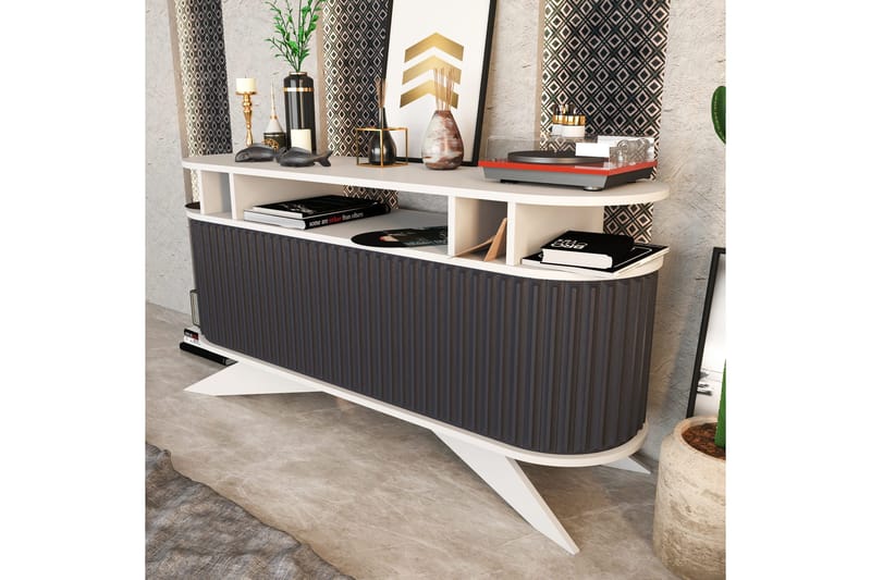 Andifli Sideboard 43x75x150 cm - Vit - Förvaring - Förvaringsmöbler - Sideboard & skänk