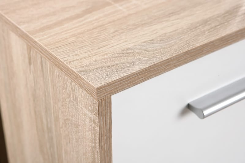 Aragon Skänk 77 cm - Vit/Ljus Ek - Förvaring - Förvaringsmöbler - Sideboard & skänk