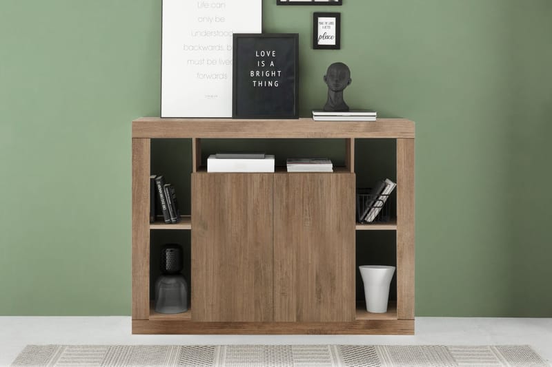 Asfordby Sideboard 42x134x102 cm - Brun - Sideboard & skänk