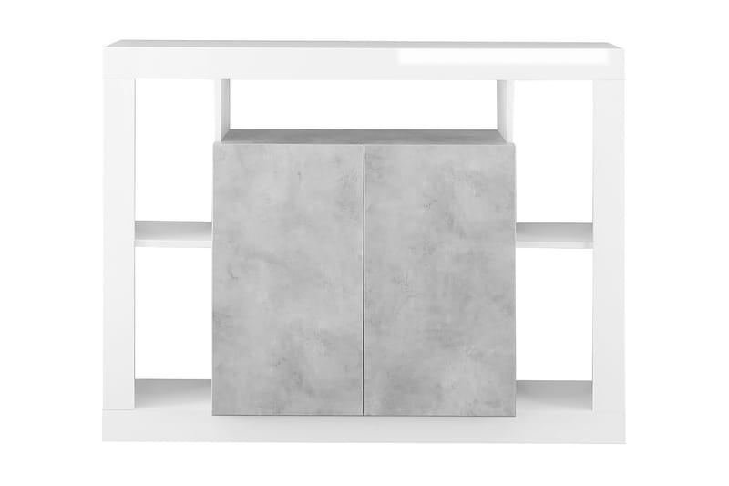 Asfordby Sideboard 42x134x102 cm - Vit/Grå - Förvaring - Förvaringsmöbler - Sideboard & skänk