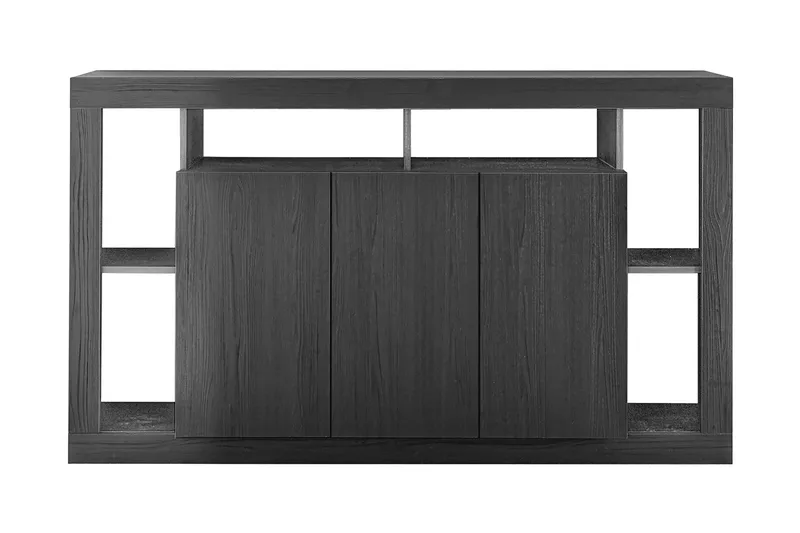 Asfordby Sideboard 42x172x102 cm, Svart