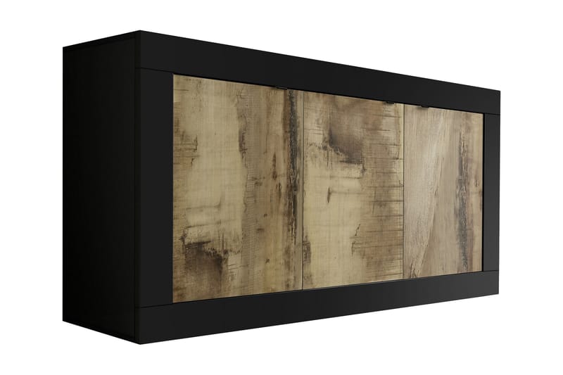 Basic Sideboard 43x160 cm Natur/Svart - LC SPA - Sideboard & skänk