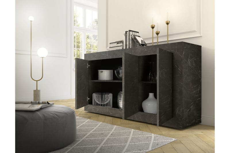 Basic Sideboard 43x160 cm Svart - Lc Spa - Förvaring - Förvaringsmöbler - Sideboard & skänk