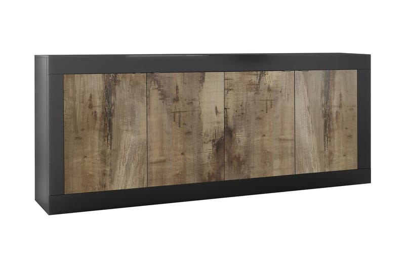 Basic Sideboard 43x207 cm Natur/Svart - LC SPA - Sideboard & skänk