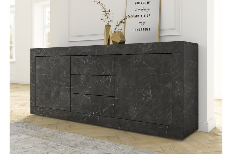 Basic Sideboard 43x210 cm Svart - Lc Spa - Förvaring - Förvaringsmöbler - Sideboard & skänk