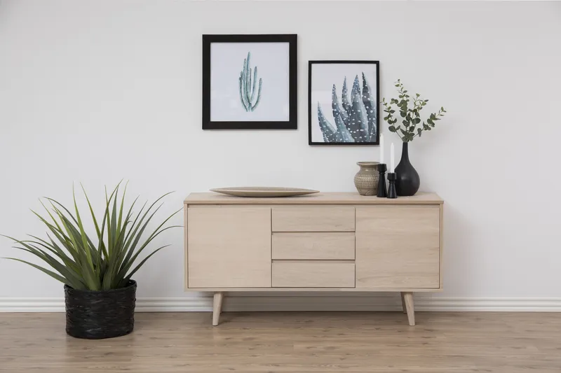 Bellor Skänk 150 cm - Vitpigmenterad - Förvaring - Förvaringsmöbler - Sideboard & skänk