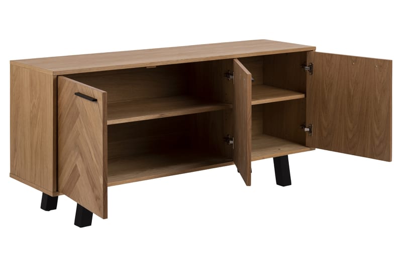 Bogulin Sideboard 40x150 cm - Natur/Svart - Förvaring - Förvaringsmöbler - Sideboard & skänk