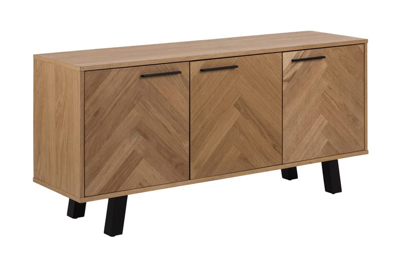 Bogulin Sideboard 40x150 cm - Natur/Svart - Förvaring - Förvaringsmöbler - Sideboard & skänk