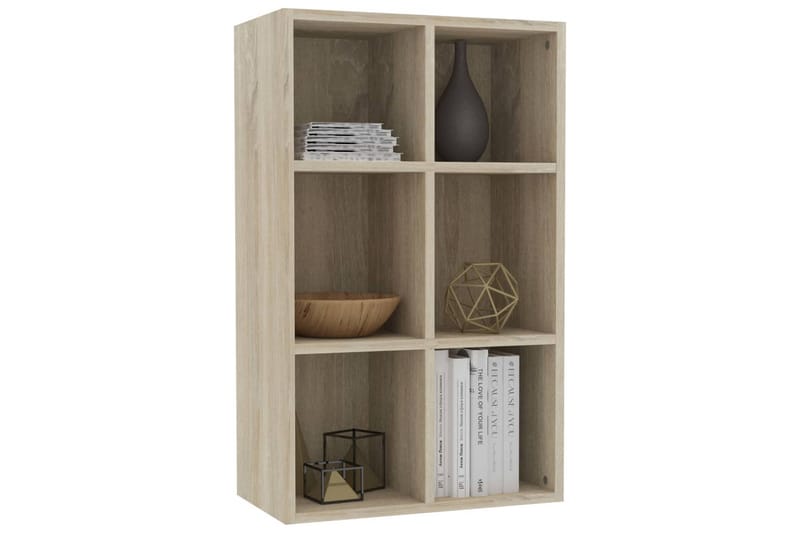 Bokhylla/skänk sonoma-ek 66x30x97,8 cm spånskiva - Brun - Förvaring - Förvaringsmöbler - Sideboard & skänk
