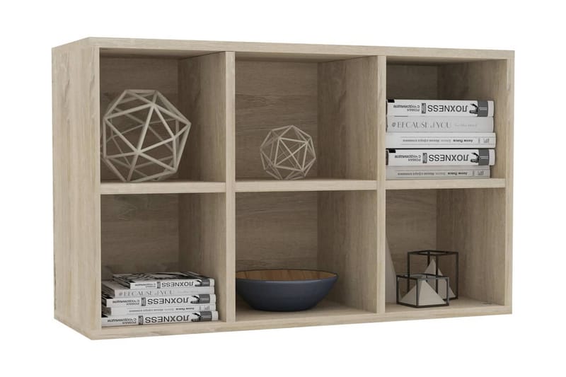 Bokhylla/skänk sonoma-ek 66x30x97,8 cm spånskiva - Brun - Förvaring - Förvaringsmöbler - Sideboard & skänk