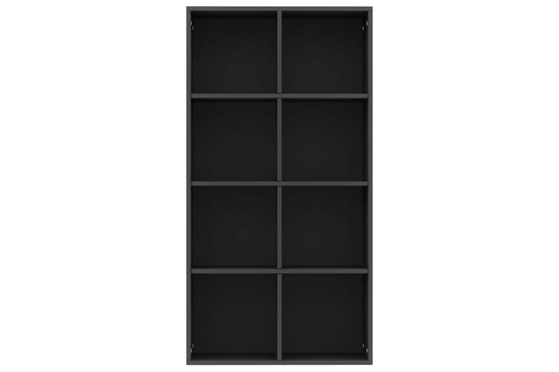 Bokhylla/skänk svart 66x30x130 cm spånskiva - Svart - Förvaring - Förvaringsmöbler - Sideboard & skänk