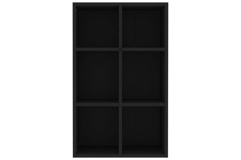 Bokhylla/skänk svart 66x30x97,8 cm spånskiva - Svart - Förvaring - Förvaringsmöbler - Sideboard & skänk