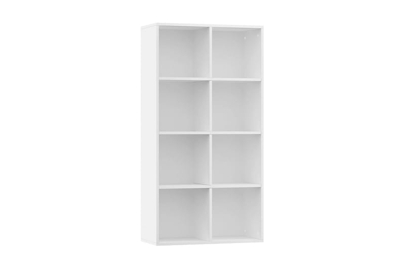 Bokhylla/skänk vit 66x30x130 cm spånskiva - Vit - Förvaring - Förvaringsmöbler - Sideboard & skänk