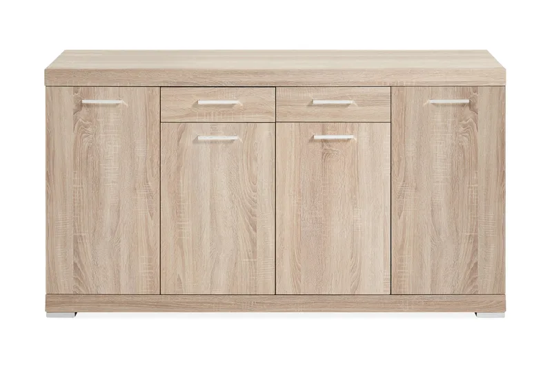 Bristol Skänk 160 cm Låg - Ljus Ek - Förvaring - Förvaringsmöbler - Sideboard & skänk
