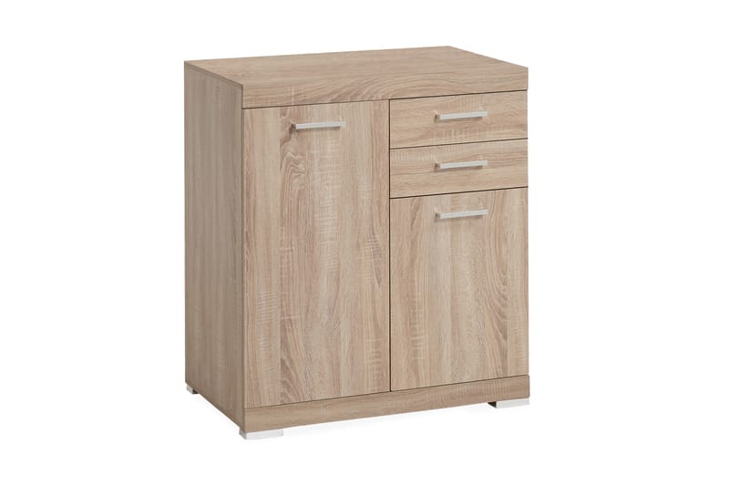 Bristol Skänk 80 cm 2 Luckor 2 Lådor - Ljus Ek - Sideboard & skänk